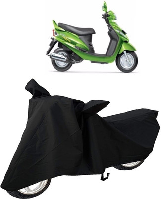 MMSSTAR Waterproof Two Wheeler Cover for Mahindra(Rodeo RZ, Black)