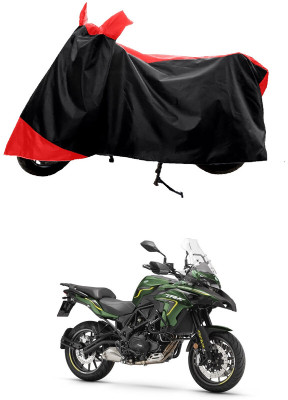 GROFATIK Two Wheeler Cover for Benelli(TRK 502, Maroon)