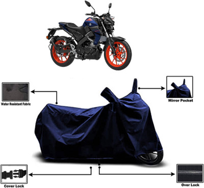 KEDIT Two Wheeler Cover for Yamaha(MT-15 BS6, Blue)