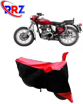 RRZ Waterproof Two Wheeler Cover for Royal Enfield(Electra, Black, Red)