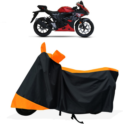 Tricway Two Wheeler Cover for Suzuki(GSX R150, Orange)
