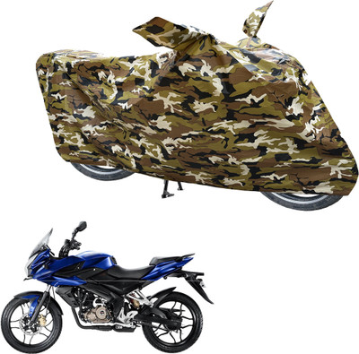 RiderShine Waterproof Two Wheeler Cover for Bajaj(Pulsar AS 150, Multicolor)