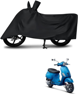 KEDIT Two Wheeler Cover for Vespa(SXL 125 BS6, Black)