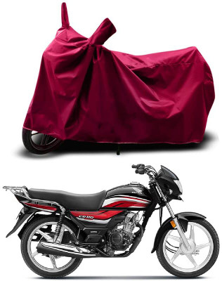 KEDIT Two Wheeler Cover for Honda(CD 110 Dream, Maroon)