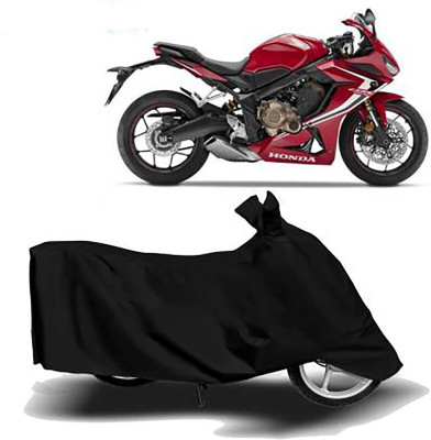 DeepShakshi AUTOMOTIVE Waterproof Two Wheeler Cover for Honda(CBR 650F, Black)