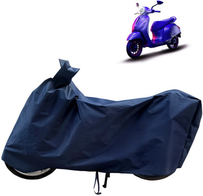 Horseyaart Waterproof Two Wheeler Cover for Bajaj(New Chetak, Blue)