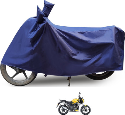 Euro Care Waterproof Two Wheeler Cover for TVS(Raider, Blue)