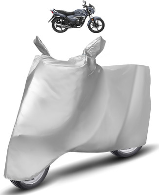 Caronix Two Wheeler Cover for Honda(Shine, Silver)