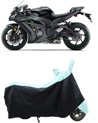 Coxtor Waterproof Two Wheeler Cover for Kawasaki(Ninja ZX-10R SE, White)