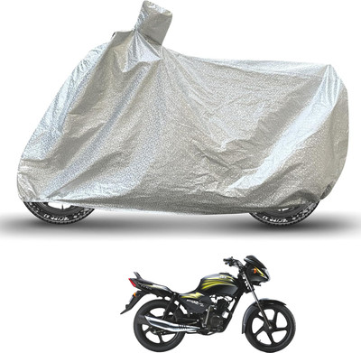 Caronix Waterproof Two Wheeler Cover for TVS(Star City, Silver)