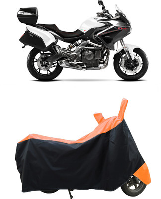 Coxtor Waterproof Two Wheeler Cover for Benelli(TNT 600 GT, Orange)