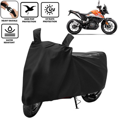 kerwa Two Wheeler Cover for KTM(390 Adventure, Black)