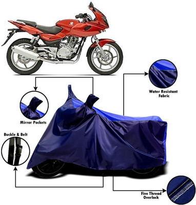 MMSSTAR Waterproof Two Wheeler Cover for Bajaj(Pulsar 220 DTS-i, Blue)