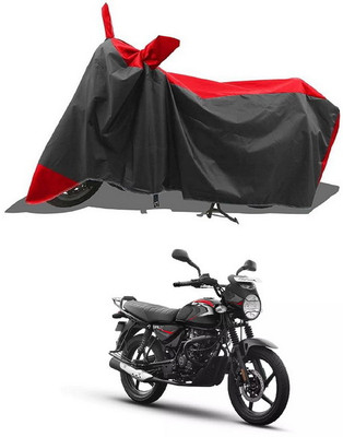 PAGORA Waterproof Two Wheeler Cover for Bajaj(Red, Black)