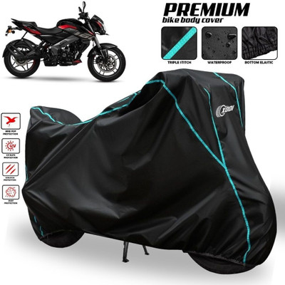 xodi Waterproof Two Wheeler Cover for Bajaj(Pulsar 160 NS DTS-i, Black, Blue, Multicolor)