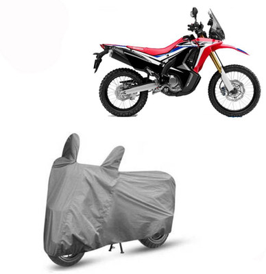DeepShakshi AUTOMOTIVE Waterproof Two Wheeler Cover for Honda(CRF 250 L, Grey)