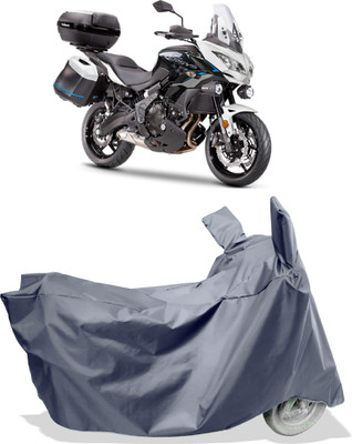 Amexride Two Wheeler Cover for Kawasaki(Versys 650, Grey)