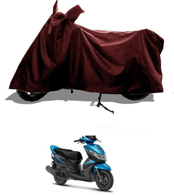 KEDIT Two Wheeler Cover for Yamaha(Ray Z, Maroon)