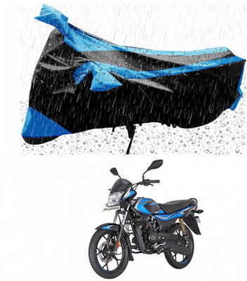 APNEK Two Wheeler Cover for Bajaj(Platina 110 H-Gear, Blue, Black)