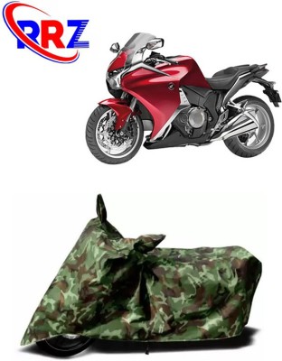 RRZ Waterproof Two Wheeler Cover for Honda(VFR 1200F, Multicolor)