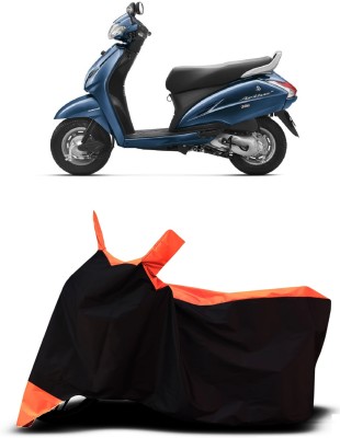 VESMEI Two Wheeler Cover for Honda(Activa 3G, Orange)