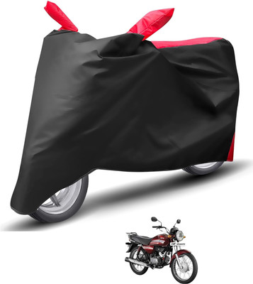 Caronix Waterproof Two Wheeler Cover for Hero(HF Dawn, Red)
