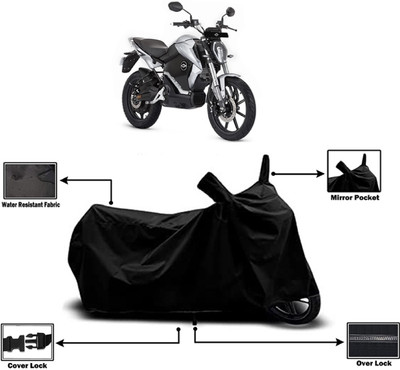 Amexride Two Wheeler Cover for Revolt(RV 300, Black)