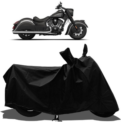 Tricway Waterproof Two Wheeler Cover for Indian(Chief Dark Horse, Black)