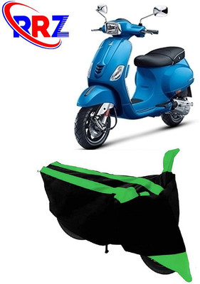 RRZ Waterproof Two Wheeler Cover for Vespa(Vespa SXL, Black, Green)