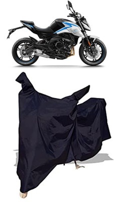 Amexride Two Wheeler Cover for CFMoto(400NK BS6, Black)