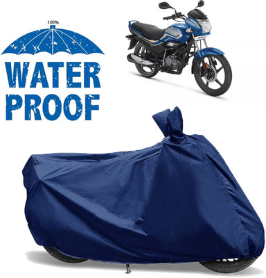 AUTOCAD Waterproof Two Wheeler Cover for Hero(Super Splendor, Blue)