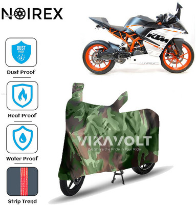 NOIREX Waterproof Two Wheeler Cover for KTM(RC 390, Green)