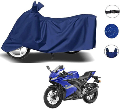 DeepShakshi AUTOMOTIVE Waterproof Two Wheeler Cover for Yamaha(YZF R1 M, Blue)
