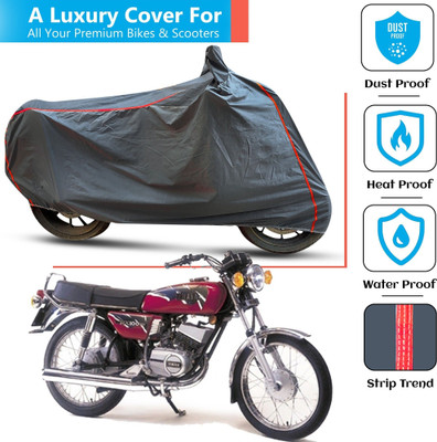 FAMEXON Waterproof Two Wheeler Cover for Yamaha(RX 100, Grey)