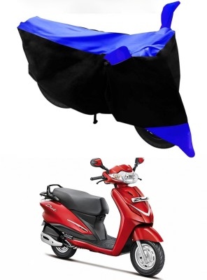 MMSSTAR Waterproof Two Wheeler Cover for Hero(Duet, Blue, Black)