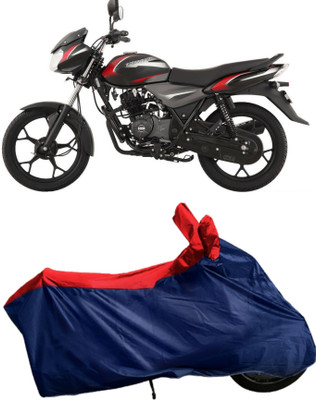 Autofly Waterproof Two Wheeler Cover for Bajaj(Discover 110, Blue, Red)