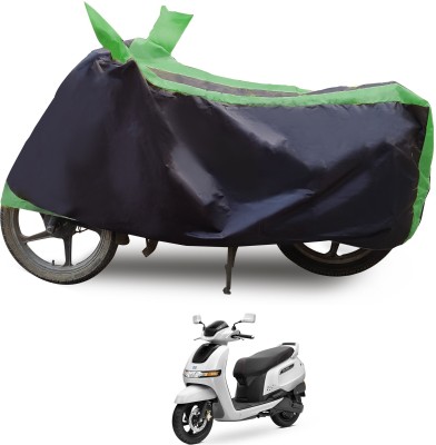 Euro Care Waterproof Two Wheeler Cover for TVS(iQube, Green)