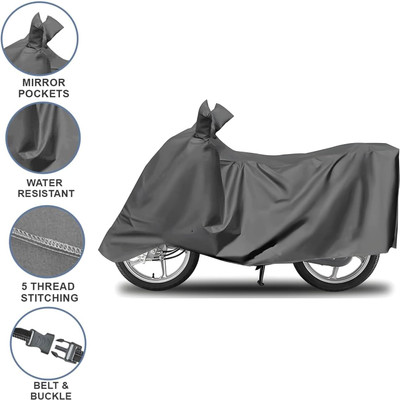 POSUKI Waterproof Two Wheeler Cover for Mahindra(Centuro, Grey)