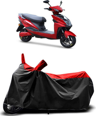 KEDIT Two Wheeler Cover for Okinawa(Raise, Red, Black)