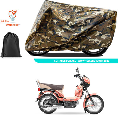 PAGORA Waterproof Two Wheeler Cover for TVS(XL 100, Yellow)