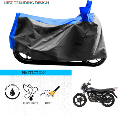 ANTHUB Waterproof Two Wheeler Cover for TVS(Radeon, Grey, Blue)
