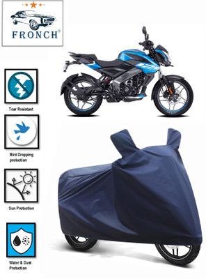 FRONCH Waterproof Two Wheeler Cover for Bajaj(Pulsar NS125 BS6, Blue)