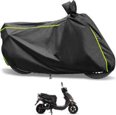 Euro Care Waterproof Two Wheeler Cover for Hero(Electric Photon, Black)