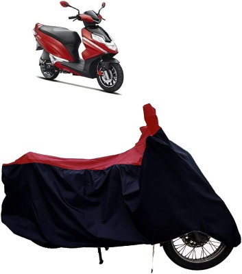 KEDIT Two Wheeler Cover for Hero(Dare BS6, Red, Black)