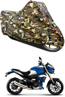 GOSHIV-car and bike accessories Waterproof Two Wheeler Cover for Mahindra(Yellow)