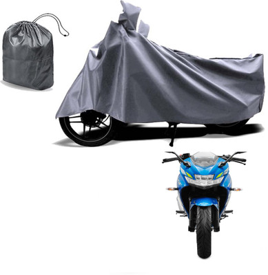 Autoinnovation Waterproof Two Wheeler Cover for Suzuki(Gixxer SF, Grey)