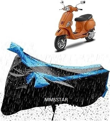 Mdstar Waterproof Two Wheeler Cover for Yezdi(Splendor iSmart 110, Blue, Black)