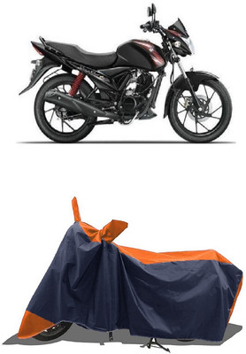 SUGASHRI Waterproof Two Wheeler Cover for Suzuki(Sling Shot Plus, Orange, Blue)