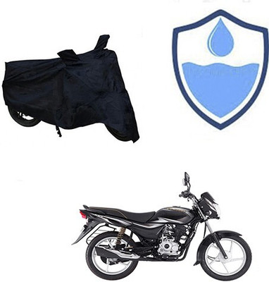Mdstar Waterproof Two Wheeler Cover for Bajaj(Platina 100 DTS-i, Black)