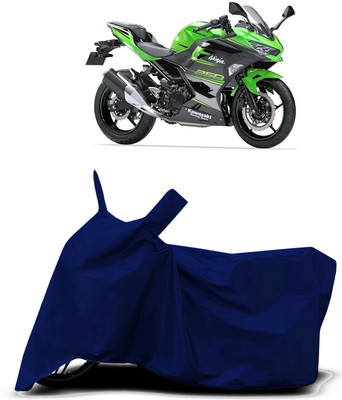 VESMEI Two Wheeler Cover for Kawasaki(Ninja 300, Blue)